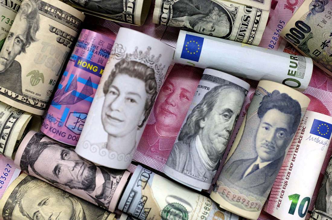 Safe-haven currencies, Euro and U.S. dollar