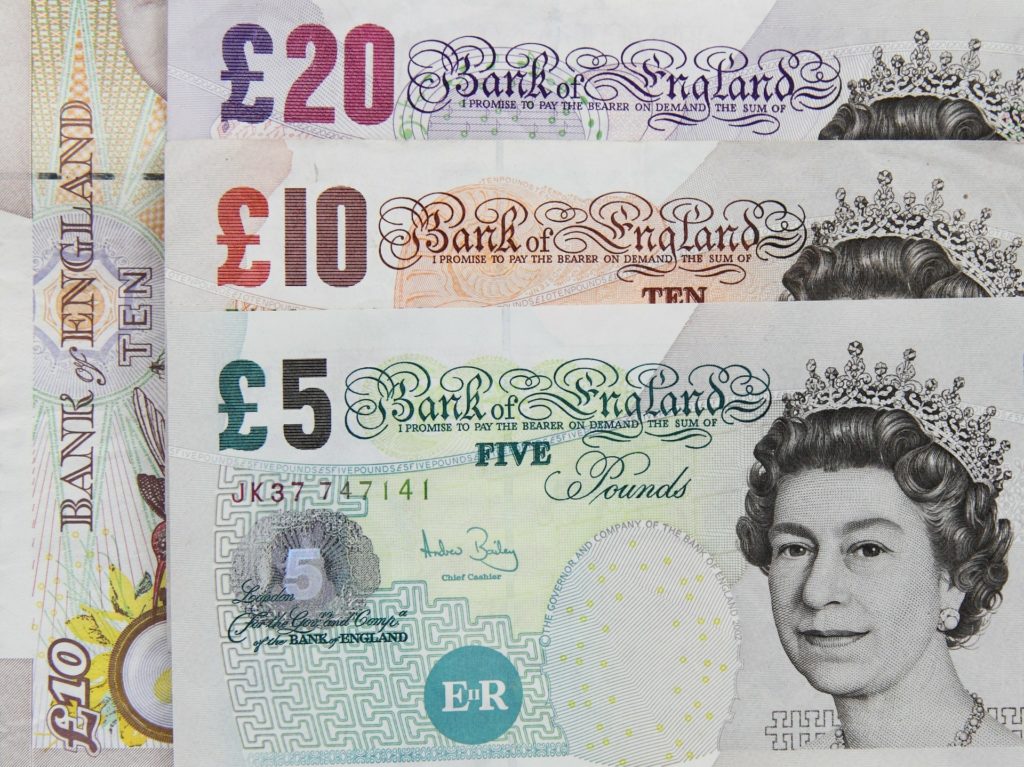Sterling Pound and dollar