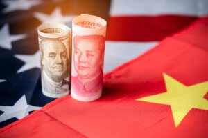 U.S. dollar struggled on Monday while Chinese Yuan rebounded